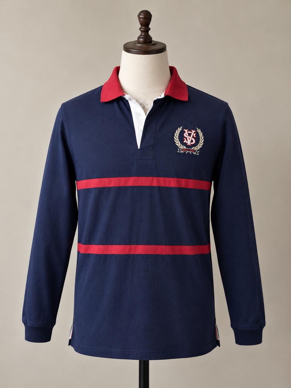 Nostalgia Red Rugby Jersey
