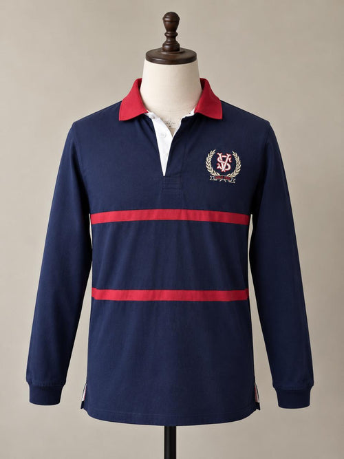Nostalgia Red Rugby Jersey
